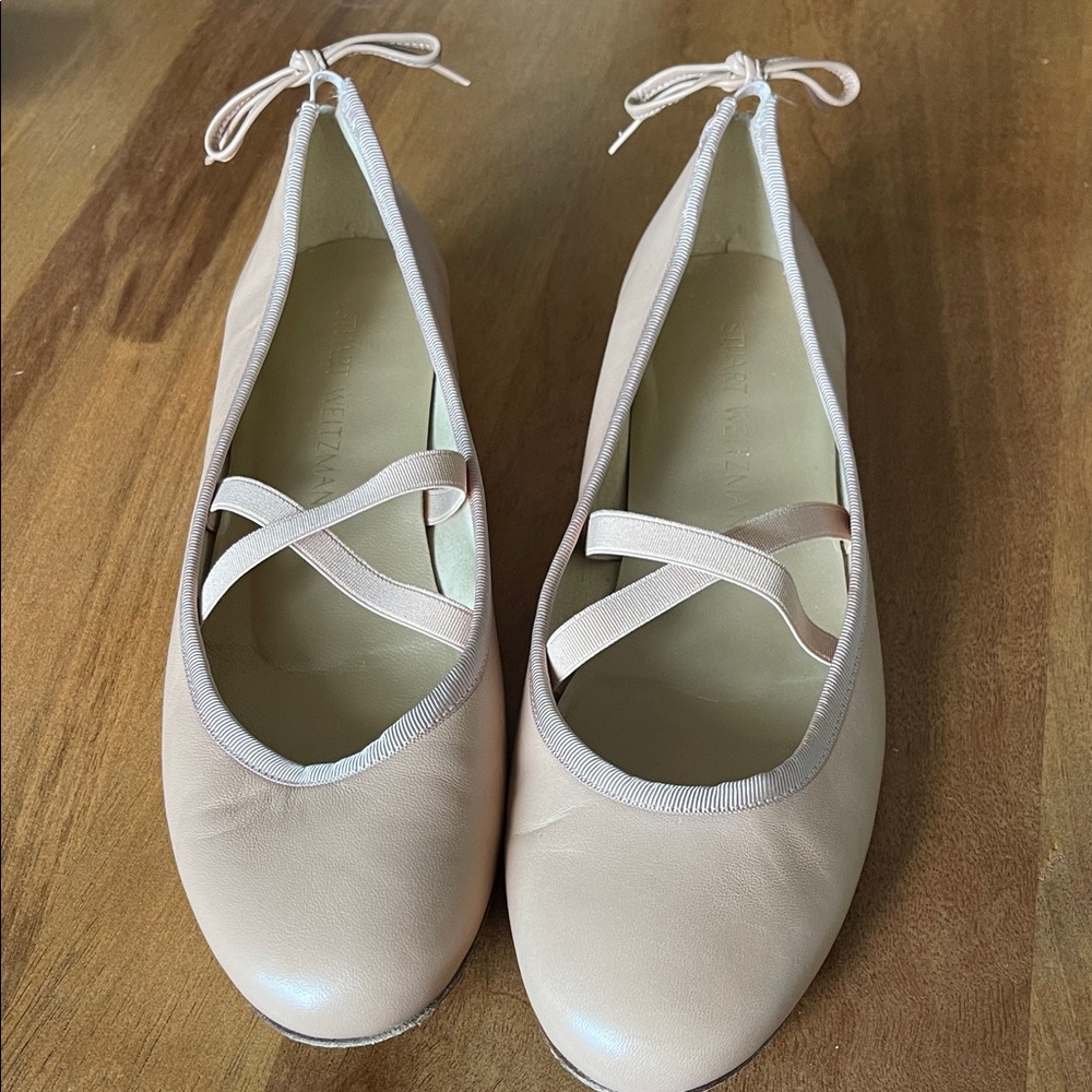 Stuart Weitzman Nude Ballet Flats